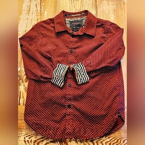 Denim & Flower Toddler Boys Button Down Shirt size 4/4T